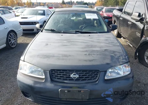 2002 Nissan Sentra Xe from USA, damaged, VIN 3N1CB51D22L611694
